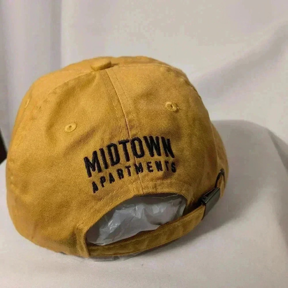 Cool Yellow Baseball Cap with Alligator Patch, Port Authority - Picture 3 of 4